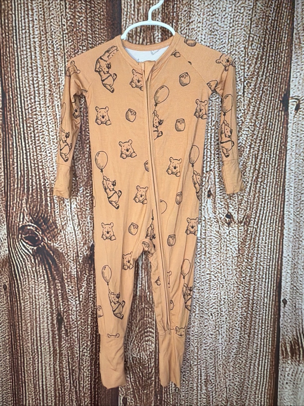 Magical Little Babes Bamboo Sleeper One Piece Pajama Winnie The Pooh 6-12 Months